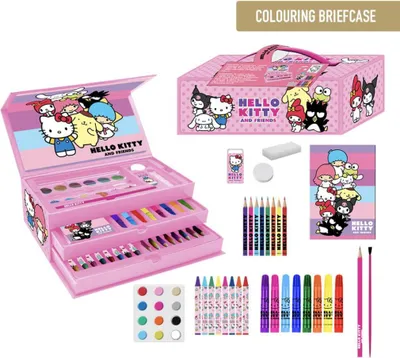 Produktbild von Hello Kitty Schreinetui zum Ausmalen