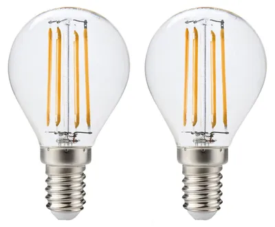 Produktbild von Kobi E14 LED-Lampe Röhre 4W 470lm 3000K warmweiß 2 Stück