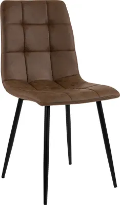 Produktbild von SAM® Polsterstuhl Schalenstuhl mit Stoffbezug braun ULLI