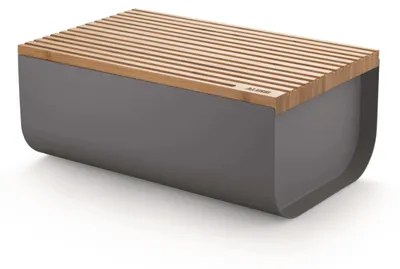 Image de Alessi Mattina Bread Box,Bread Bin Dg (Art.-Nr. BG03 DG, EAN 8003299469772)