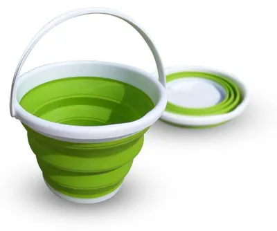 Image de DELPHIN MAGIC, seau pliable, vert et blanc, 920000350