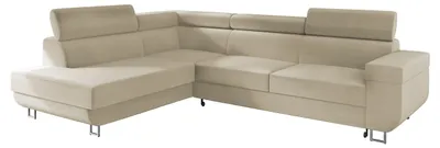Produktbild von MIRJAN24 Ecksofa Fonti, Eckcouch mit Schlaffunktion und Bettkasten, L-Form Sofa vom Hersteller (Polo 872, Seite: Links)