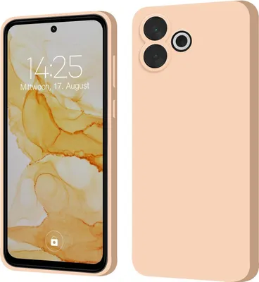 Produktbild von Hülle für Xiaomi Redmi 13 Case Cover Bumper Silikon Softgrip Schutzhülle Farbe: Rosa