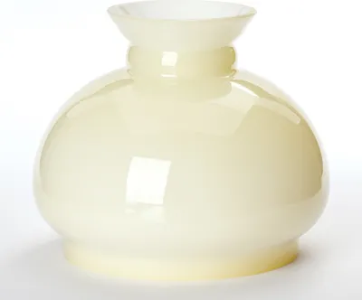 Immagine prodotto di Paralume Vesta per lampade Ø 150 mm, altezza 130 mm, paralume in vetro per lampade a paraffina, lanterne, luci, champagne, beige