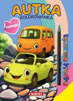 Produktbild von Malbuch mit Aufklebern: Autos mit einem Regenbogenstift