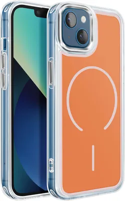 Produktbild von Avizar, MagSafe Hülle für iPhone 13 / 14 Hybrid Verstärkte Schutzhülle, Orange