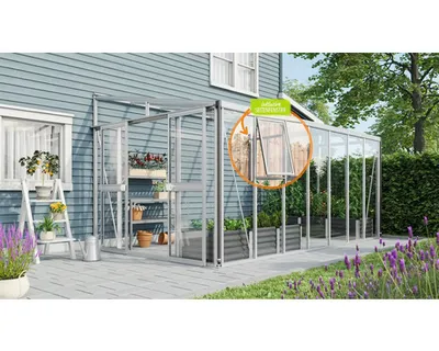 Obrázok produktu pre Vitavia skleník "Athena 11900" hliník 11,9 m² 3 mm tvrdené bezpečnostné sklo, 10 mm HKP