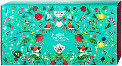 Image de BRUST-ADVENTSKALENDER (TEES)PYRAMIDEN (13 GESCHMACKSRICHTUNGEN) (25 x 2 g) 50 g - ENGLISH TEA SHOP(SAISONPRODUCT)