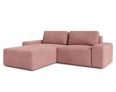 Produktbild von AX LIVING Sofa L Form Arkleton Ecksofa Modern Rosa 260 cm – Komfort & Stil L