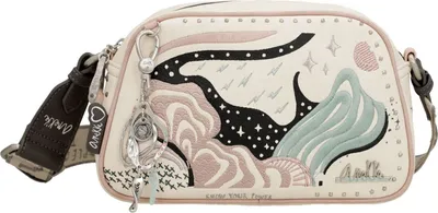 Produktbild von Anekke Umhängetasche Peace & Love Psicodelic Oval Crossbody Bag Multicolor creme
