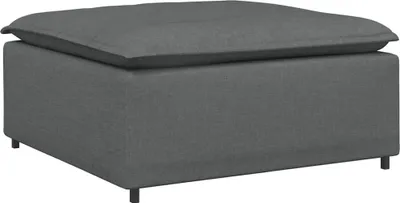 Produktbild von Modulares Sofa-Fußhocker-Modul Dunkelgrau 100 x 100 x 48 cm