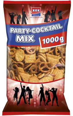 Obrázek produktu pro XOX Party Cocktailmix slané preclíky a pšeničné sušenky 1000g