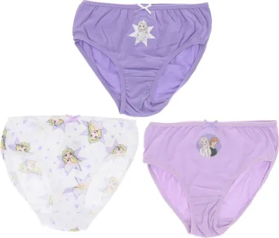 Produktbild von Frozen 3-Pack Unterhosen Unterwäsche 100% Baumwolle für Mädchen 134/140 cm