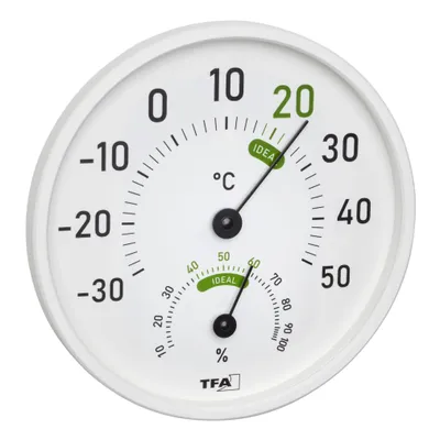 Zdjęcie produktu dla TFA Dostmann Thermo-/Hygrometer Weiß (45.2045.02)
