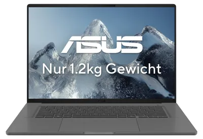 Imagen del producto de ASUS Zenbook A16 UX3607QA-SH132W, con procesador Snapdragon, pantalla de 40,6 cm (16"), resolución de 1920 x 1200 píxeles, 16 GB de RAM, 512 GB de almacenamiento, con sistema operativo Windows 11 Home