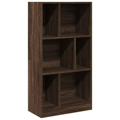 Obrázok produktu pre vidaXL Regál na knihy Hnedý dubový vzhľad 57x28,5x107,5 cm Materiál na báze dreva