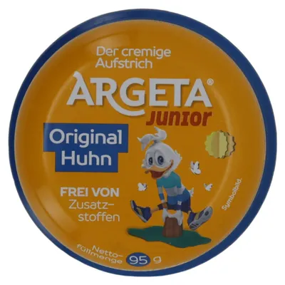 Produktbild von Aufstrich Argeta Junior Original | Hühneraufstrich | Milde Delikatesse für Kinder | 95 g
