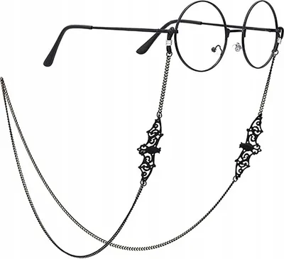 Produktbild von Brillenkette Schwarz - Eleganz für deine Brille - Stilvolle Sicherheit - Modell X100 - Elegante Brillenkette