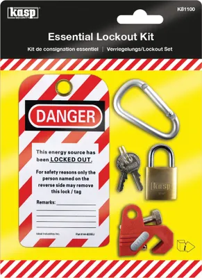 Produktbild von Kasp Verriegelungs / Lockout Set für Sicherungsschalter