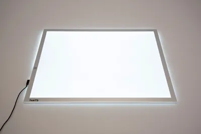 Obrázok produktu pre Tickit Rectangular Light Panel (A2), 0,5 rok / roky, Biela, Strieborná