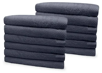 Produktbild von Eleganzzz Frottee-Handtuch 50x100cm – Anthrazit  – 50x100  – 100% Baumwolle – saugstark