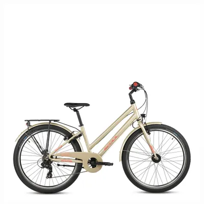 Produktbild von 26 Zoll Kinderfahrrad, 7-Gang (K7), Aluminium (PRO), Mädchenfahrrad, S’COOL chiX pro, ab 10 Jahre, 140–160 cm, Beige