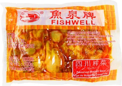 Produktbild von Fishwell Zhacai Tsa Tsai Rettich in Chiliöl 500g