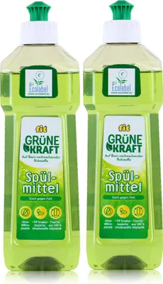 Produktbild von fit Spülmittel grüne Kraft 500ml - Stark gegen Fett (2er Pack)