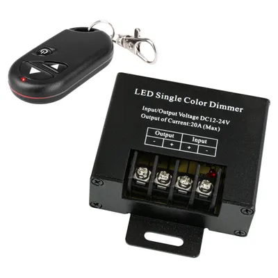 Produktbild von MasterLED LED Dimmer 12-24 V 20 A bis 360 W RF-Fernbedienung 433 MHz