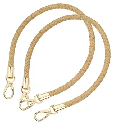 Obrázok produktu pre 2 kožené ramenné popruhy na kabelky - 60 cm