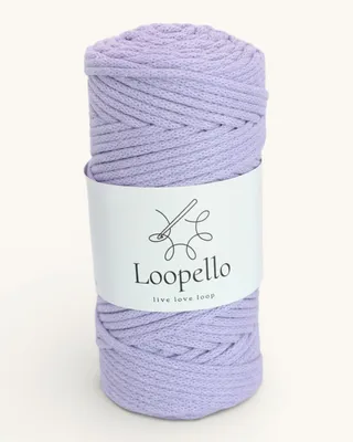 Produktbild von Loopello Baumwollkordel Pro 3 mm 100 m – Flieder