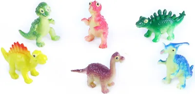 Obrázek produktu pro Dinosauři veselí 6 ks v sáčku 2 druhy