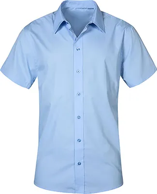 Produktbild von Business Kurzarm-Hemd Herren, Hellblau, XL