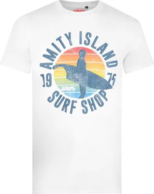 Produktbild von Jaws - "Amity Surf Shop" T-Shirt für Herren TV1053 (M) (Weiß)