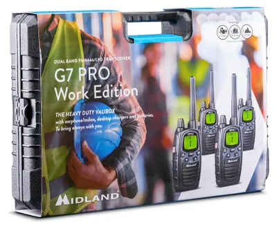Obrázok produktu pre Midland G7 Pro 4er Kofferset PMR446