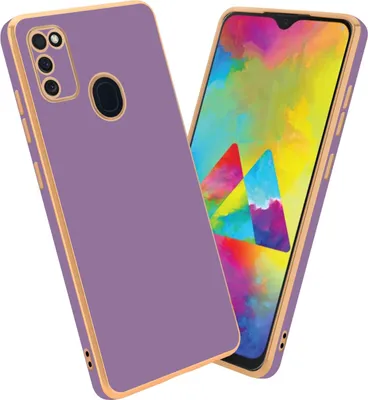 Produktbild von Cadorabo Schutzhülle für Samsung Galaxy M21 / M30s Hülle in Lila Handyhülle TPU Silikon Kameraschutz Etui Case