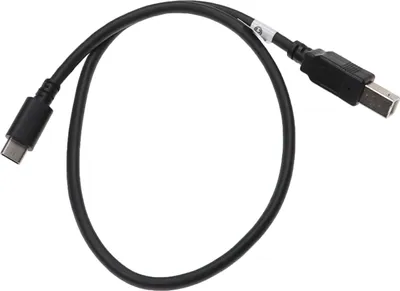 Produktbild von vhbw USB C auf USB B Druckerkabel Scannerkabel Adapterkabel - 0,5 m Schwarz