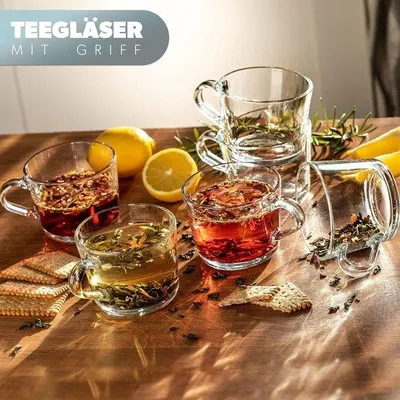 Produktbild von Famanu Teeglas-Set –  –  Gläser für Kaffee, 6 Stück