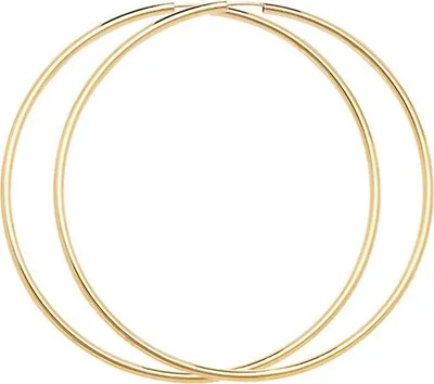 Produktbild von 9 Karat (375) Gold Damen - Creolen / Ohrringe - 65mm; TRS15707MM65