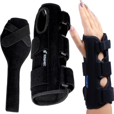 Obrázok produktu pre FIT4MED | Dlaha - čierna - 220 mm - priedušná - ortéza zápästia
