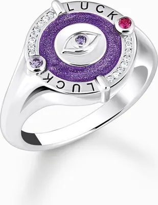 Produktbild von THOMAS SABO Ring Silber Zirkonia TR2438-390-13