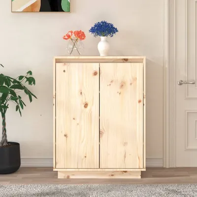 Produktbild von vidaXL Botník 60x35x80 cm borovice masiv