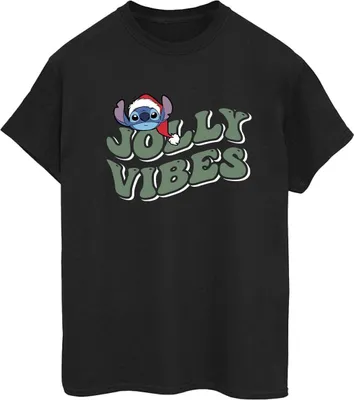 Produktbild von Disney - "Jolly Chilling Vibes" T-Shirt für Damen BI30676 (3XL) (Schwarz)