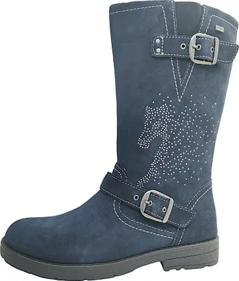 Zdjęcie produktu dla Buty z wysoką cholewką Lurchi Heidi  Niebieskie w rozmiarze 35