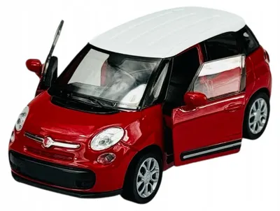 Produktbild von Welly FIAT 500L Metallmodell Rot 1:34