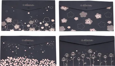 Produktbild von Ordner mit Druck 33 x 23 cm Blumen
