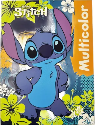 Immagine prodotto di Libro da colorare Lilo&Stitch con Angel, Stitch, Schrulle e i suoi amici blu rosa