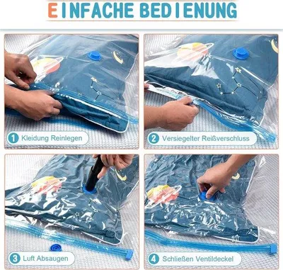 Produktbild von Famanu Vakuumtaschen – Platzsparend – Wiederverwendbar