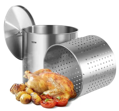 Zdjęcie produktu dla Vevor Garnek Ze Stali Nierdzewnej 94 6L Duży Garnki Do Gotowania