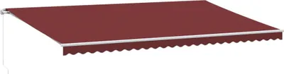 Produktbild von vidaXL Markise Manuell Weinrot 600x300 cm